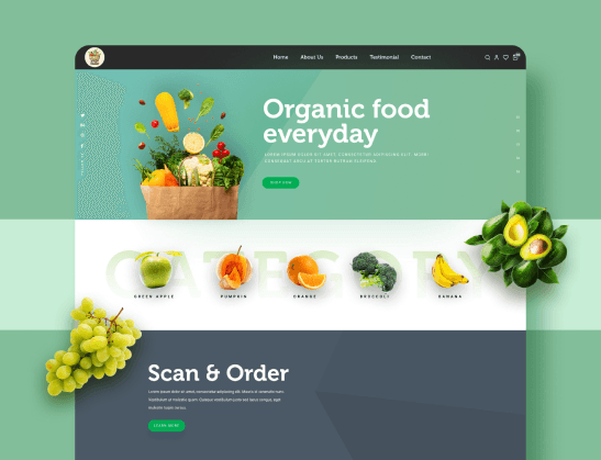 Grocery Ordering Website