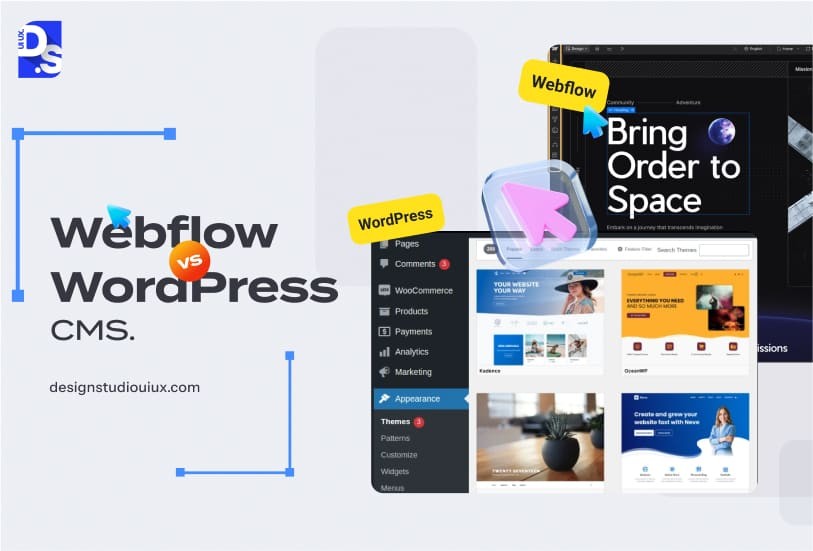 Webflow vs WordPress CMS image