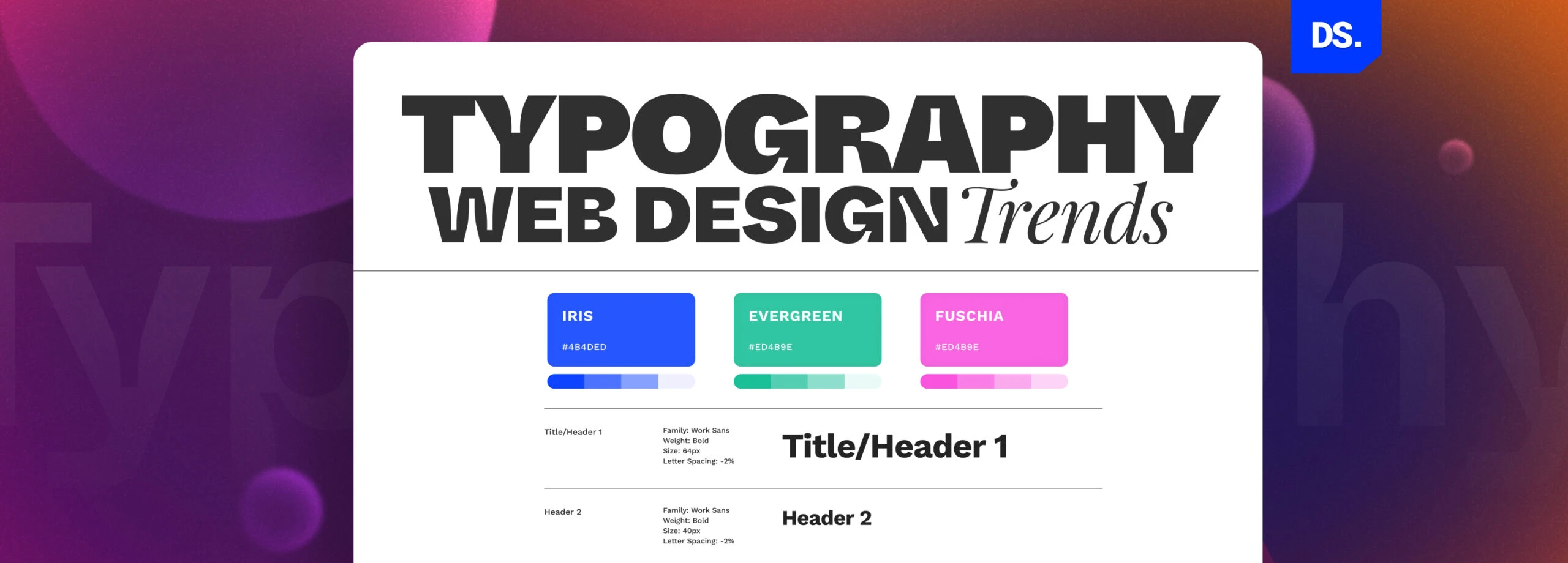 Typography Font Trends in Web Design