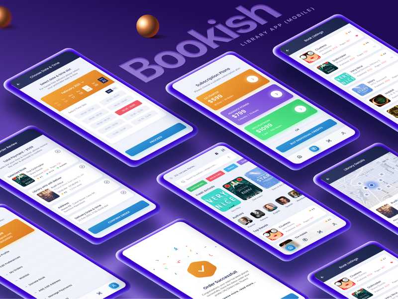Library Mobile App Design