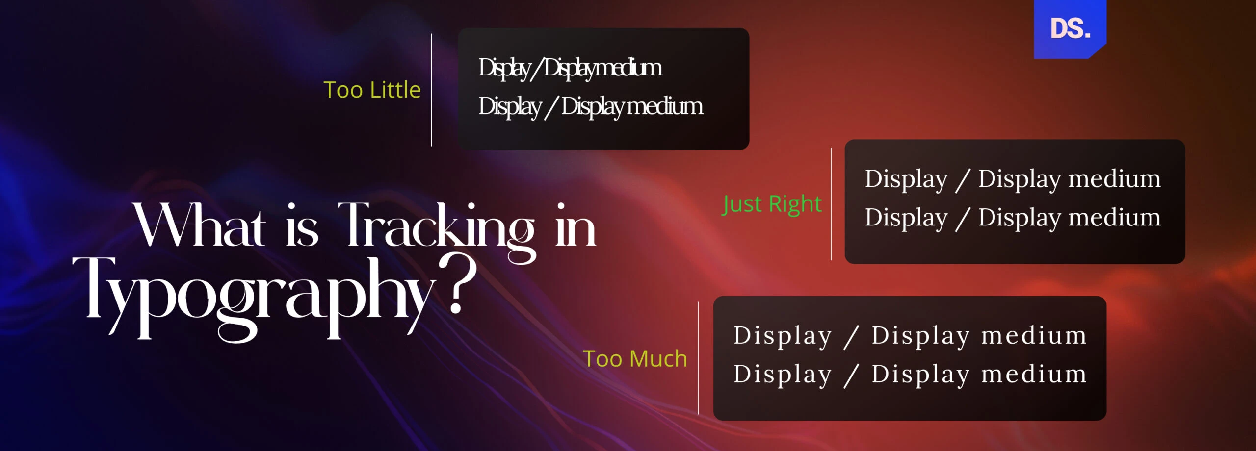 What is Tracking in Typography?