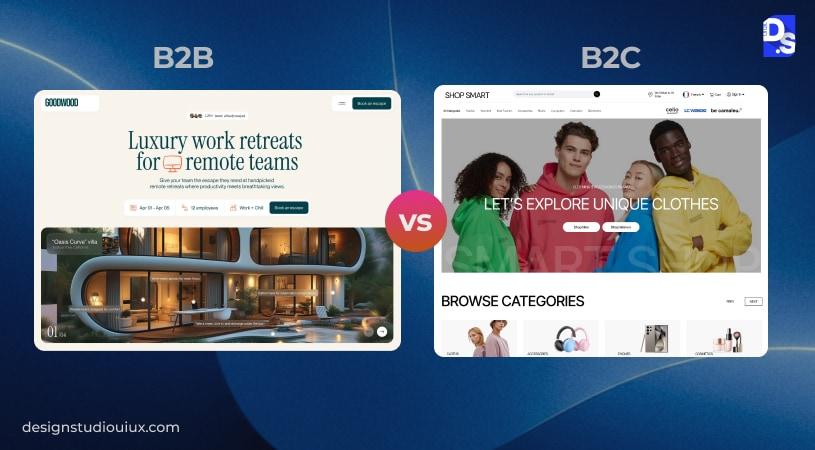 B2B Vs B2C UX Design: Visual Hierarchy