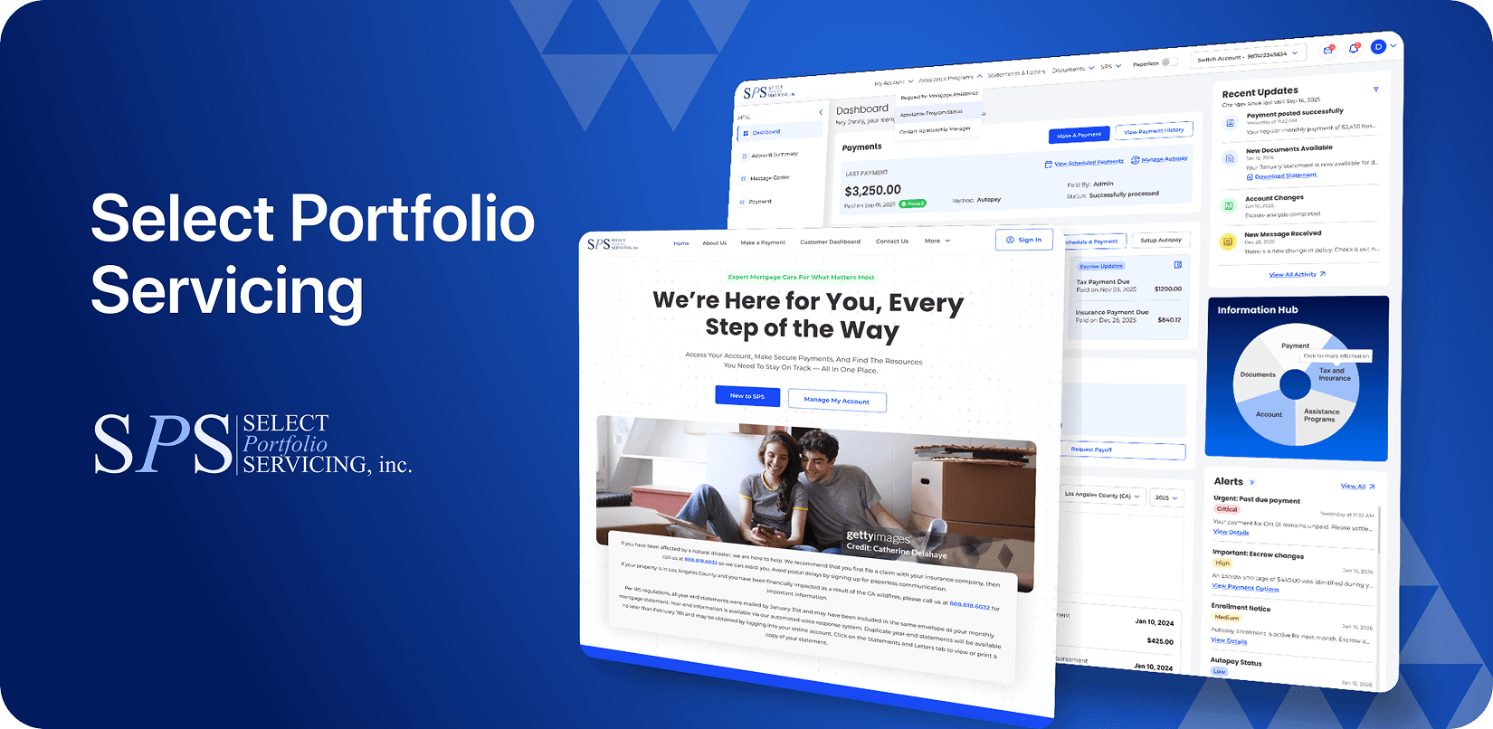 Select Portfolio Servicing Website, Management UI/UX Design Case Study