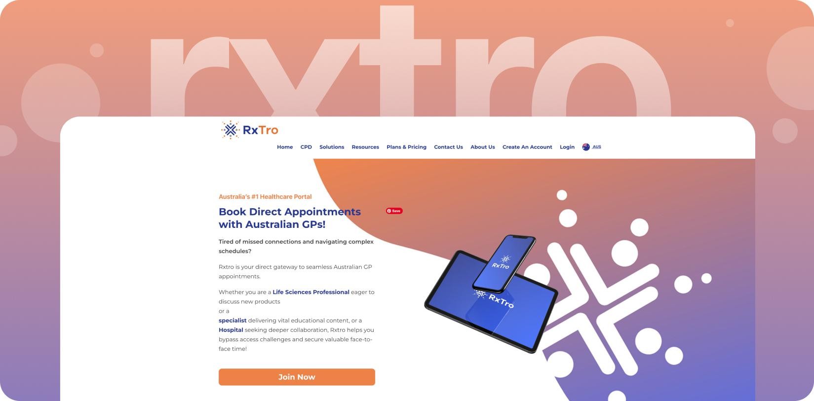Rxtro Healthcare Project