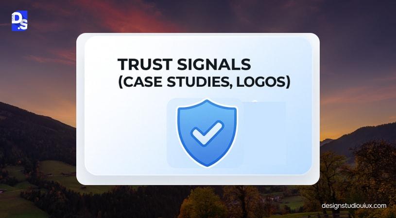3rd Element of high performing b2b website - Trust signals