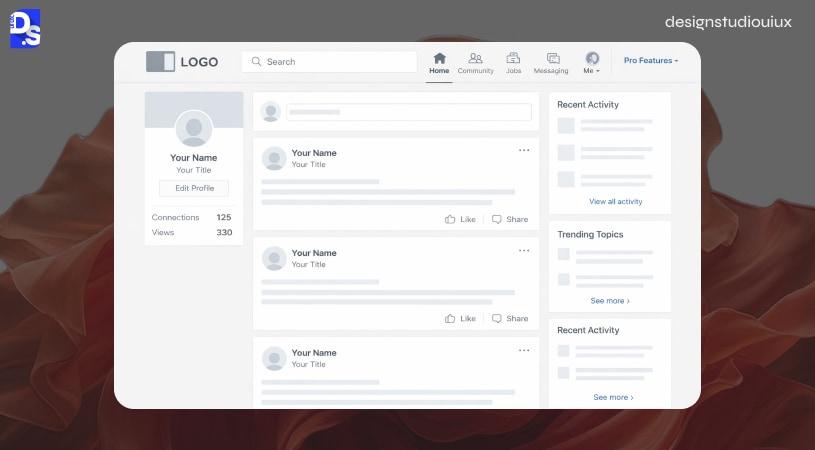 Skeleton Screen UI Design
