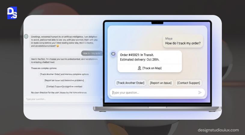 Clarity Over Cleverness – First Principle of Chatbot UI/UX