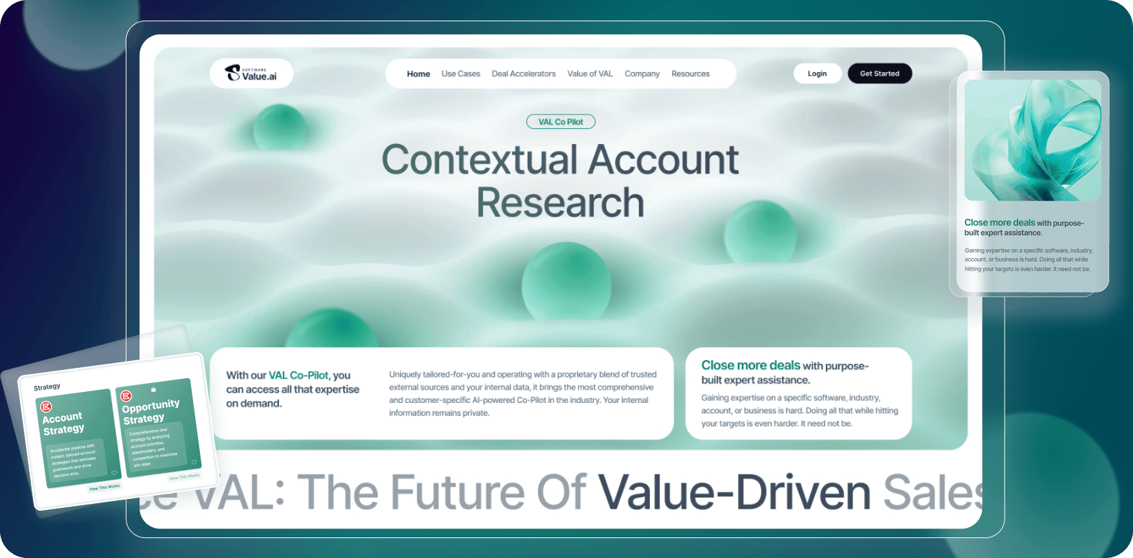 Enterprise Software Website Redesign for Software Value AI-Driven Platform