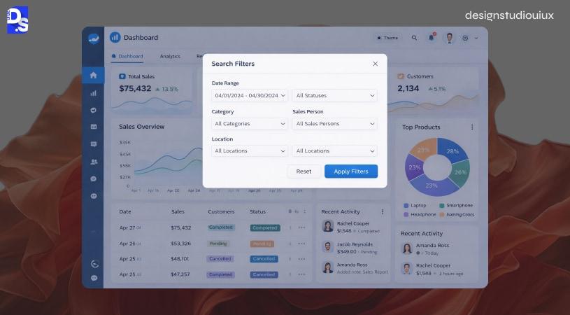 Search and filter 