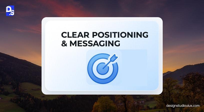 1st Element of high performing b2b website - Clear Positioning & Messaging  