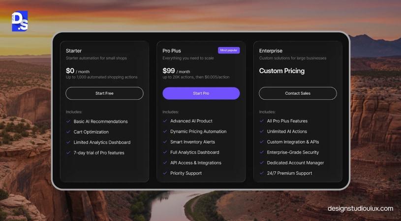 SaaS Pricing Page